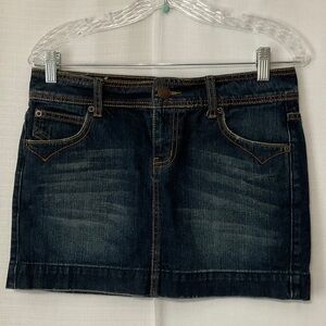 So Wear It Declare it Denim Mini Skirt Size 5